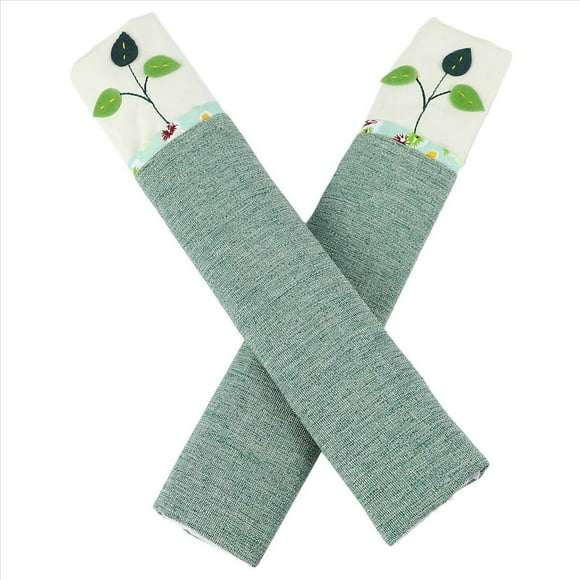 3 Par Cubiertas de la Manija de la Puerta de Algodon Cubierta del Pomo del Refrigerador Puerta Doble Protector de Guantes de Nevera Herramientas de Cocina para el Hogar