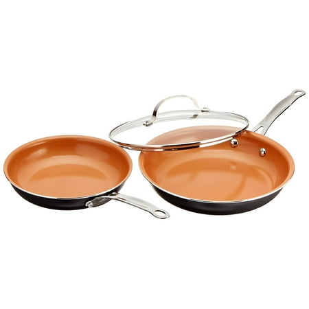 As Seen on TV Gotham Steel Copper Nonstick Frying Pan and Cookware Set 10pc