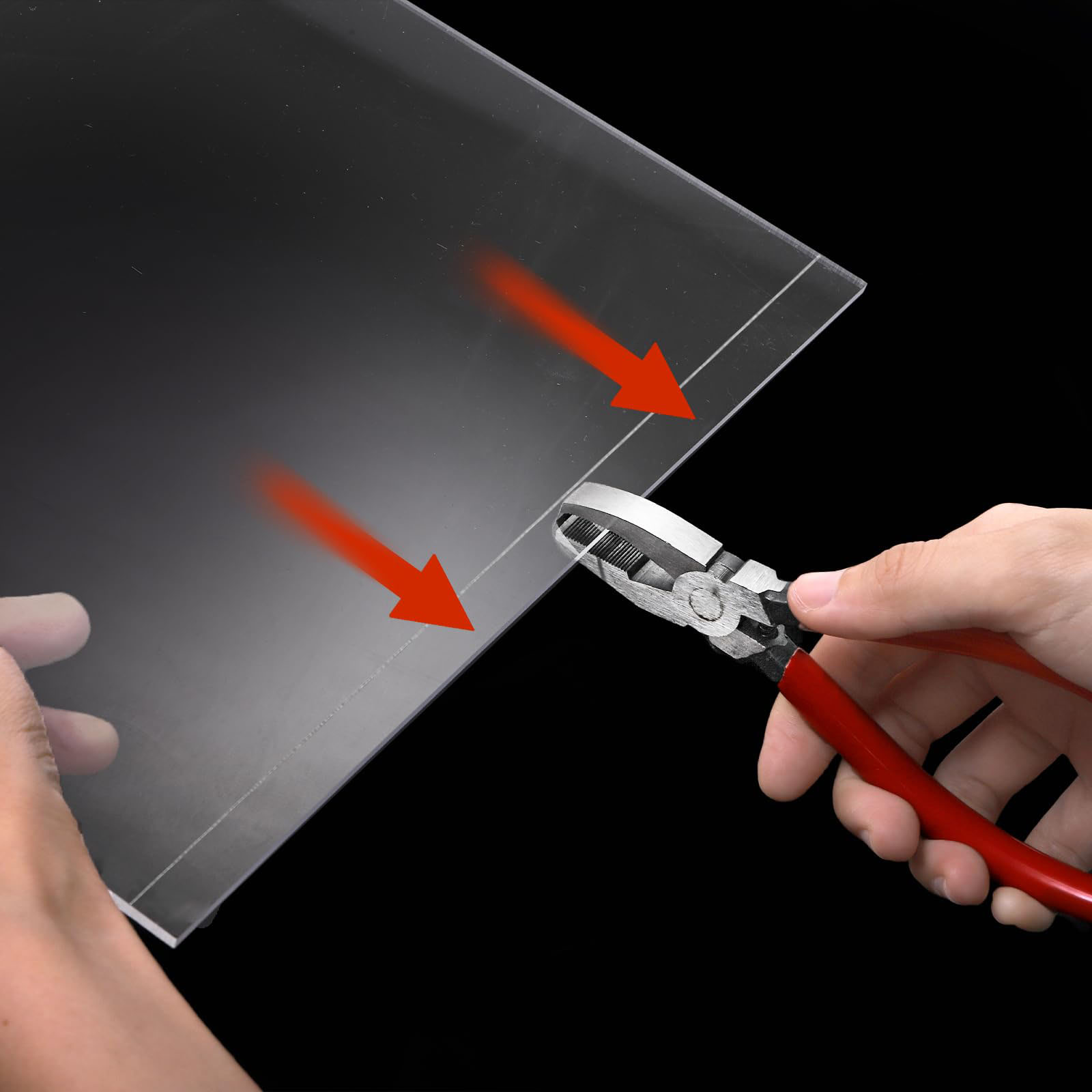 Glasses Cutter with 3 Interchangeable Heads & Auto-Oil for 2-20mm Glasswork