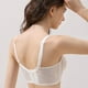 thumbnail image 5 of Sujetador de encaje sexy para mujer, cobertura total, talla grande, con orejas de conejo, antiflacidez, sin aros, color blanco, 5 of 5