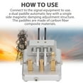 thumbnail image 3 of Morse Code Key,Morse Code Keyer Transmitter Shortwave CW Paddle Keyer Morse Code Trainer Machine Telegraph Practice Key Automatic CW Shortwave Telegram Tapper for Training, 3 of 7