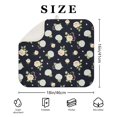 thumbnail image 4 of Pioneer Flower Floral Print Pattern Kitchen Dish Drying Mat 1 Pack, Ultra Absorbent Microfiber Drainer Mat, 16"x18", 4 of 6