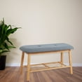 thumbnail image 3 of Linen Chest Bamboo foam linen shoe bench, 3 of 3