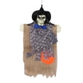 thumbnail image 2 of Skeleton / Zombie Hanging Decoration Figurines Broma Juguete Para Ventana De Pared Y Jardín Gris Yotijar Fantasma colgante de Halloween, 2 of 9