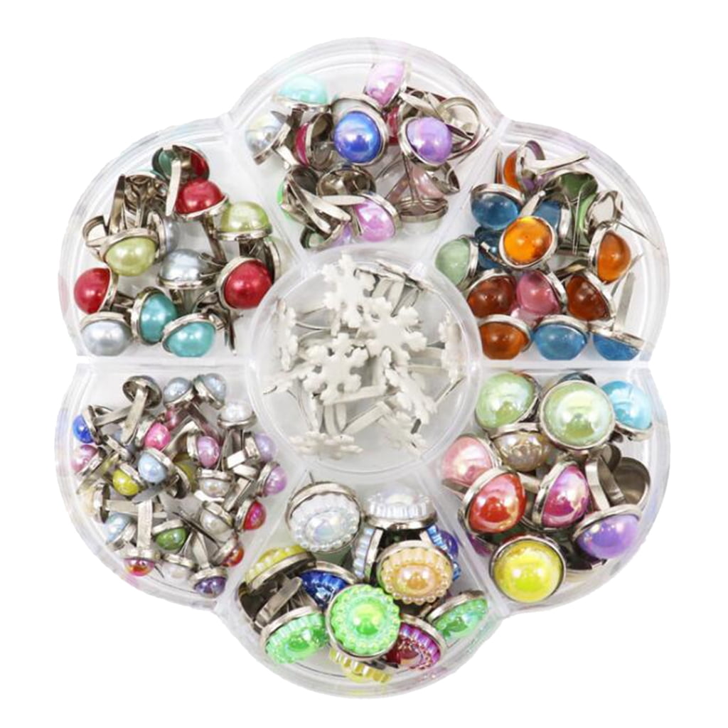 Paper Fasteners DIY Metal Split Pins Brads Craft Making Scrapbook C