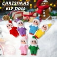 thumbnail image 4 of 4 Pack Elf Christmas Elf Doll Tiny Elf Twins for Christmas New Year Decoration Gift and Advent Calendars Xmas Stocking Stuffers, 4 of 7