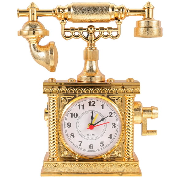 KAKOWELY Teléfono vintage, modelo divertido, teléfono pequeño de oficina, decoración.