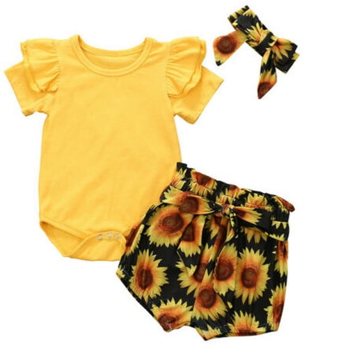 sunflower clothes for babies