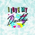 thumbnail image 4 of Inktastic I Love My Daddy 80s Retro Style Boys or Girls Baby Bodysuit, 4 of 5