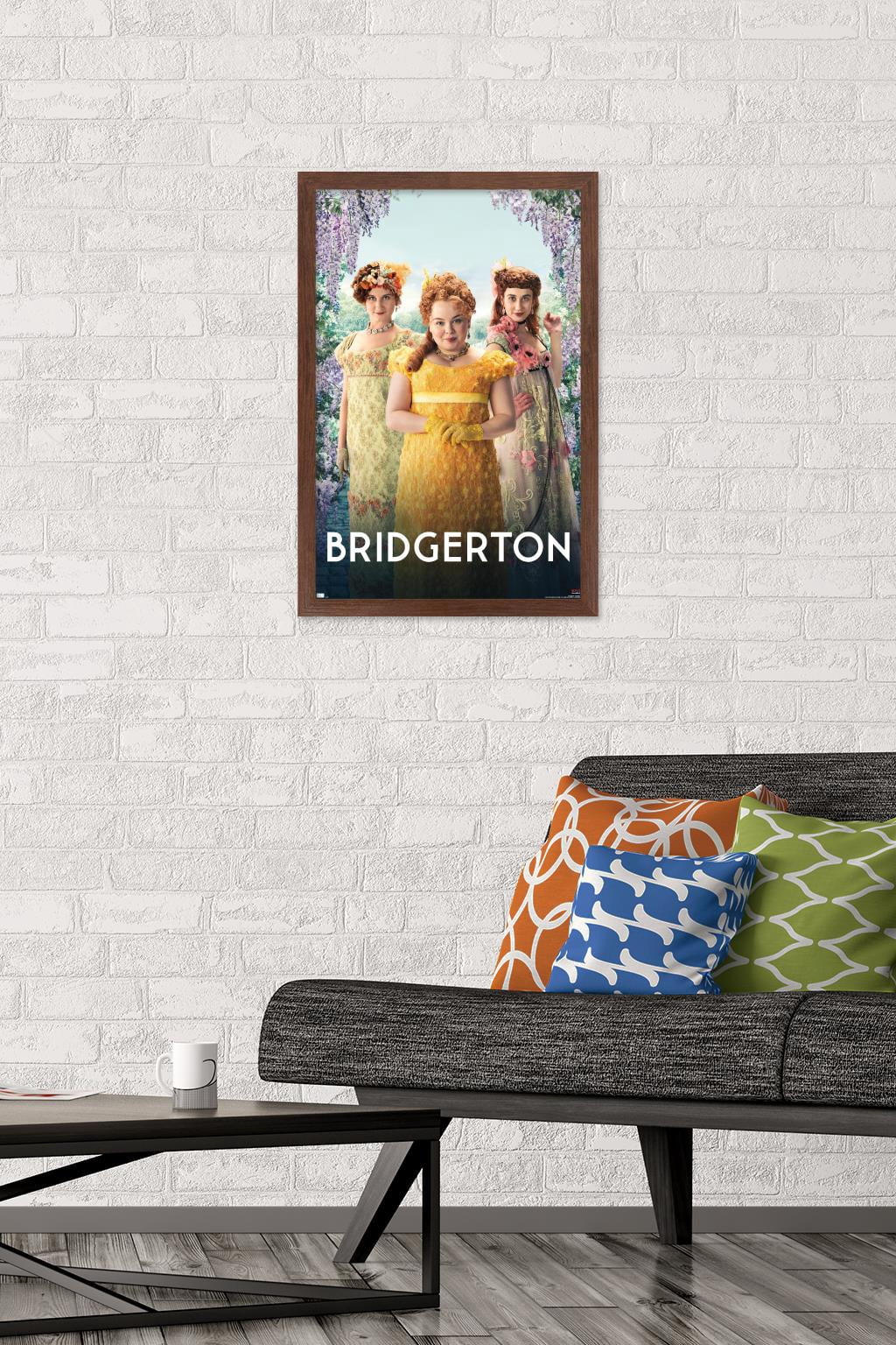 Netflix Bridgerton - Ladies Wall Poster, 14.725" x 22.375", Framed