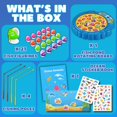 thumbnail image 3 of Juego de pesca Haktoys, juego de pesca con 21 peces y 4 cañas, 3 of 8