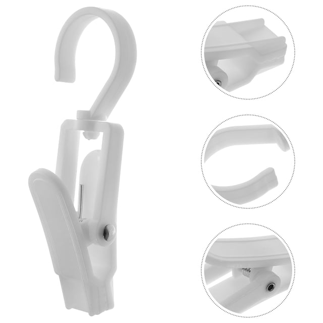 WHAMVOX 3Ud Clips De Plástico Para Sujetar Ropa Con Gancho Fácil De Colgar En Casa O Viaje