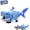 Blue-rechargeabl, variant on Electric Glowing Swivel Shark, Remote Controll Smart Sensory Explorer Shark, Rechargeable Wiggle Electric Fish with LED Lights, 360° Multi-Joint Wobble Motion Obstacle Avoidance (Blue-Rechargeabl)