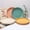 Multicolor, variant on Vikakiooze 2023 Promotion on sale, 8.9 Inch Whea-t Straw Deep Dinner Plates - Microwave And Dishwasher Safe, Sturdy Plastic Dinner Plates - Set Of 4