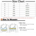 thumbnail image 3 of Ersazi Comfortable Bra Fashion Women's Bra Wire Free Underwear Onepiece Bra Everyday Underwear Bras Pink 44, 3 of 3