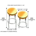 thumbnail image 3 of Burger Time 21.5" to 29.5" Adjustable Arcade Stool, Arcade1Up, 3 of 4