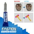 thumbnail image 6 of FASTEN Premium Super Glue Clear Gel, 3 Gram (0.11 oz) Tube, 6 of 9