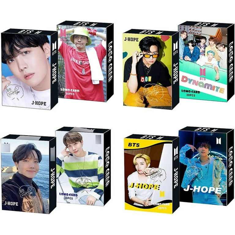 4 Pack/120 Pcs BTS JIMIN Lomo Card KPOP Bangtan Boys Photocards