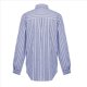 thumbnail image 4 of Camisas A Rayas con Botones para Mujer, Blusas Casuales de Larga con Cuello en V y Bolsillos Azul Real M, 4 of 6
