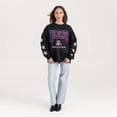 thumbnail image 3 of Women's Gameday Couture  Black Arizona Wildcats Pure Victory Relaxed Rhinestone Pullover Sweatshirt, 3 of 4