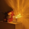 thumbnail image 1 of Lámpara De Mesa De Cristal Luz De Ambiente Estético Control Remoto Lámpara De Proyección Creativa Regalos De Vacaciones WDOplteas Para estrenar, 1 of 3