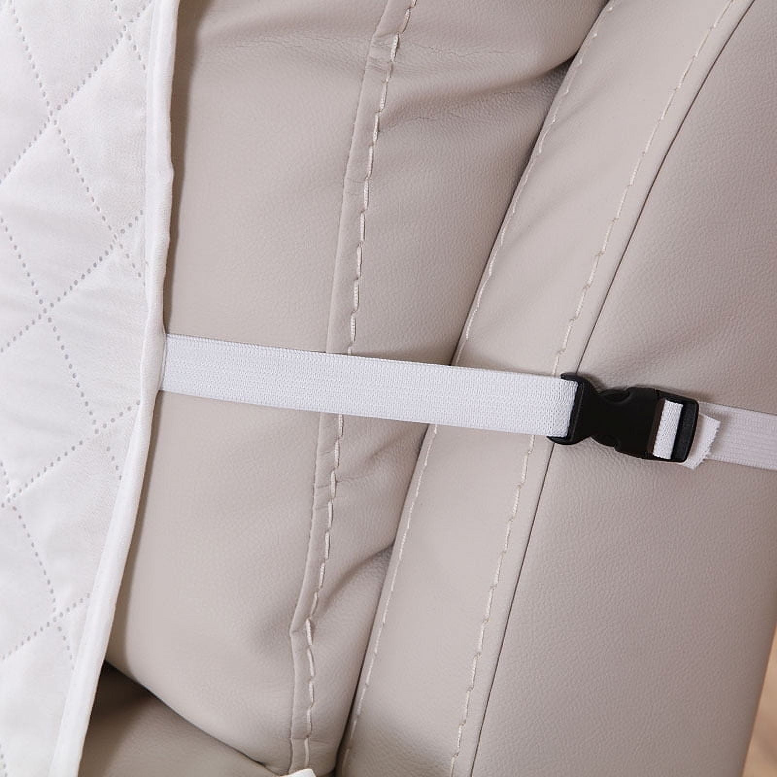 Nvzi -b Couch Cover Solid Color Sofa cushion White Reclining Chair Cover for Living Room Sofa Easy Fit Washable Furniture Sofa Protector(21.65*78.74inch)