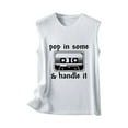 thumbnail image 4 of Pop in Some Handle It Tank Tops Womens Graphic Sleeveless Summer Shirts Casual Loose Fit Blouses Workout Basic Tee Top, 4 of 4