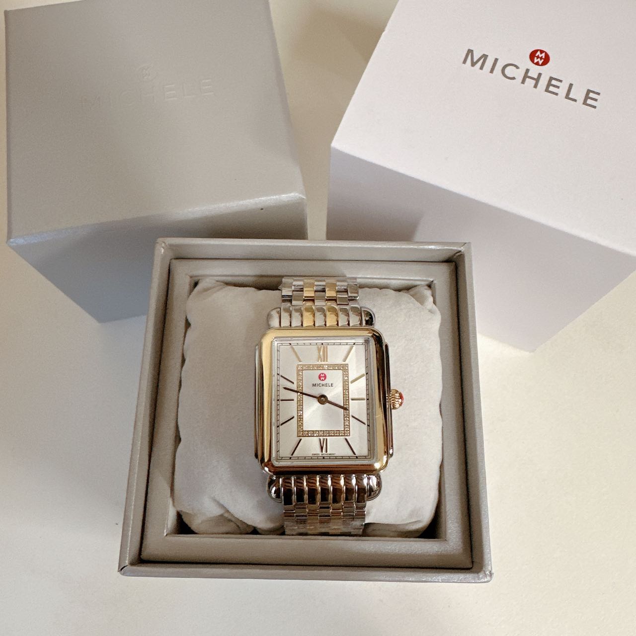 Michele Silver Tone Watch in Box New MICHELE watch arrivals! The perfect accessory to  main image 3