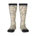 thumbnail image 2 of Picia Women Crew Soft Moisture-wicking Socks Daisy Pattern Design Cotton Socks, One Size fit All, 2 of 9