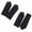 Black, variant on Red Women Stretchy Spandex Short Gloves 2 Pairs for Cosplay Party Banquet Uniform Parade