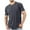 Gray, variant on Posijego Men's Casual T-Shirts Classic Short Sleeve Shirt Crew Neck Basic Tees Big & Tall Shirts for Men