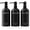 Black, variant on Shampoo and Conditioner Dispenser Set,3 Refillable 16oz Bottles with Stainless Steel Pumps – Shower Soap Dispensers for Bathroom, Hotel or Airbnb (Gold, 3-Pack)