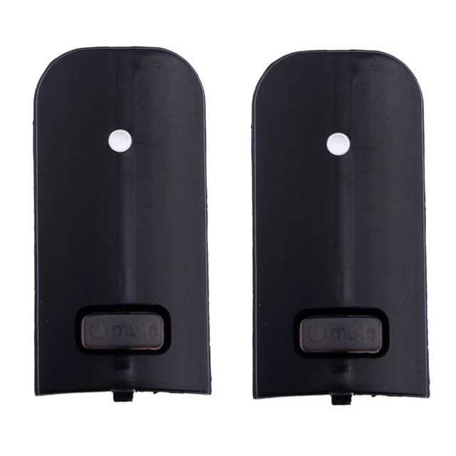 Carcasa de Cubierta Del Interruptor Del Micrófono 2pcs Compatible para PGX2 SLX2 Negro Sunnimix Cubierta del interruptor de micrófono