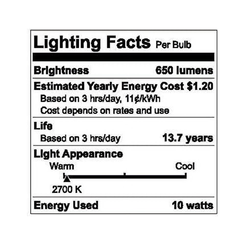 GE Relax 6-Pack 65 W Equivalent Dimmable Soft White Br30 LED Light Fixture Light Bulb