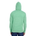 thumbnail image 2 of Threadfast Apparel Unisex Triblend Full-Zip Light Hoodie XL GREEN TRIBLEND, 2 of 2