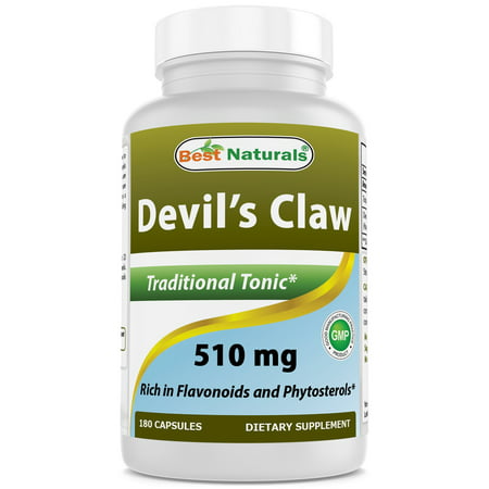 Best Naturals Devil's Claw 510 mg 180 Capsules (Best 510 Dry Herb Atomizer)
