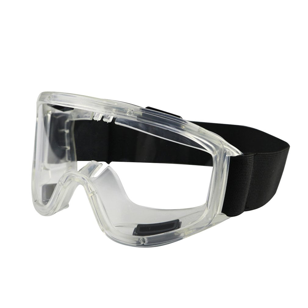 Safety Goggle Anti-Fog Safety Goggles HD Double Smoke Lens and Elastic Headband 