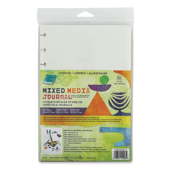 Grafix Mixed Media Journal Kit - 9" x 6"