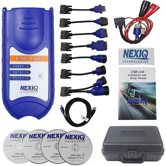 Seapple Diesel Universal Heavy Duty Truck Excavator Diagnostic Scanner Tool 124032 Compatible with NEXIQ 2 USB Link