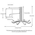 thumbnail image 1 of Punch-free Rotating Shelf Kitchen Cupboard Rack Spoon Shovel Hanging Hook Organizer Stainless Steel Kitchen Utensil Storage Rack Closet Clothes Hanger Holder, 1 of 9