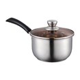 thumbnail image 1 of Pequeña con Tapa de Vidrio, Olla de Leche, Olla de Cocina para Restaurante, Cocina, Comedor, Hogar Macarena Sartén, 1 of 8
