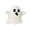 White, variant on Halloween Ghost Plush Pillow, Cute Ghost Shaped Cushion Soft Ghost Decorative Throw Pillow For Fall Halloween Home Sofa Indoor Party Decor(White-10.62")