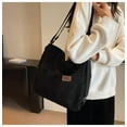 thumbnail image 6 of Kwuty Corduroy Tote Bag for Women Convertible Backpack Purse Crossbody Hobo Shoulder Bag with Multi Pockets Compartments, 6 of 7
