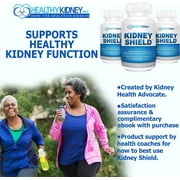 Healthy Kidney Kidney Shield: Kidney Detox Supplement plus Vitamins, Supports Kidney Health, 120 ct.
