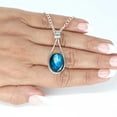thumbnail image 5 of Natural Labradorite Pendant 925 Sterling Silver Handmade Jewelry, 5 of 8