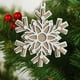 thumbnail image 4 of Xihbxyly Colgante de Copo de Nieve Navideño, Decoración de Madera Artesanal, Material Ecológico, Resistente y Duradero, Ideal para Árboles de Navidad, Chimeneas y Decoración Del Hogar. Tamaño: 10 X 1, 4 of 6