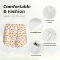 thumbnail image 6 of Lsque Cute Cartoon Mushrooms Printed Women's Running Shorts with Liner Pockets,Elastic Quick Dry Workout Athletic Gym Yoga Shorts,Womens High Waist Shorts-Large, 6 of 9
