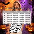 thumbnail image 3 of Halloween Shirts for Women Candy Spider Graphic Henley Scary Tops Skeleton Loose Fit Short Sleeve Horror Cute T-Shirt 3XL, 3 of 7
