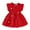Red, variant on Tisuna Girls Dress Infant Cartoon Print Sleeveless Crew Neck Dresses Casual Soft Summer Girls Daily Wear Red Size 12-18 Months