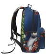 thumbnail image 3 of Goofa The Nightmare Before Christmas Pattern Casual Backpack for School & Travel – Lightweight Ergonomic Backpack with Laptop Compartment, Multiple Pockets-One Size, 3 of 5